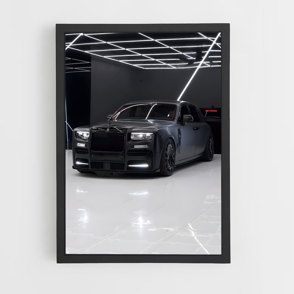 Poster Phantom Noir – affiche Rolls-Royce (vue 2)